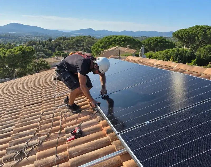 Installateur panneaux solaires Villegailhenc — pose photovoltaïque sur toiture
